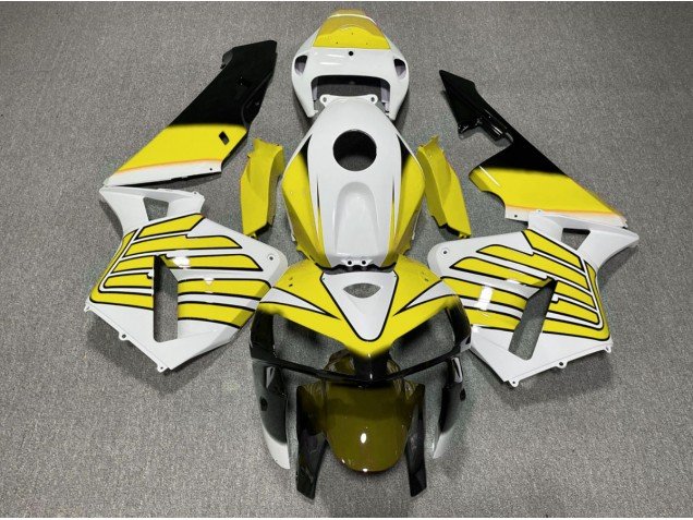 Alas Amarillas & Blancas 05-06 CBR600RR Carenados Moto
