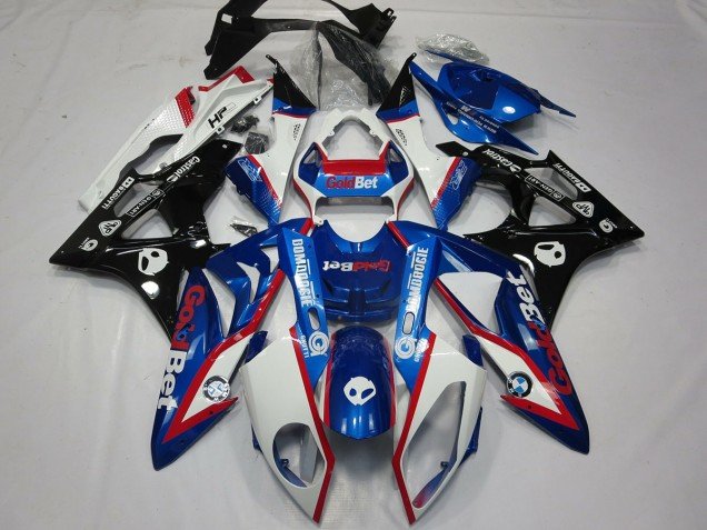 Alienígena Azul & Blanco 09-14 S1000RR Carenados Moto Alienígena Azul & Blanco 09-14 S1000RR Carenados Moto