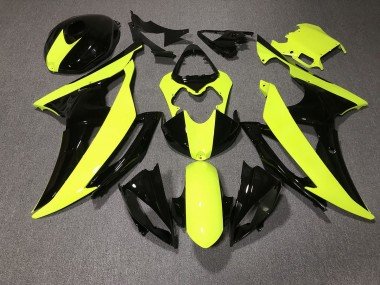 Alta Visibilidad & Negro Personalizado 08-16 R6 Carenados Moto