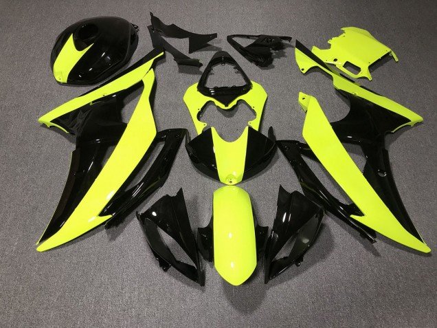 Alta Visibilidad & Negro Personalizado 08-16 R6 Carenados Moto