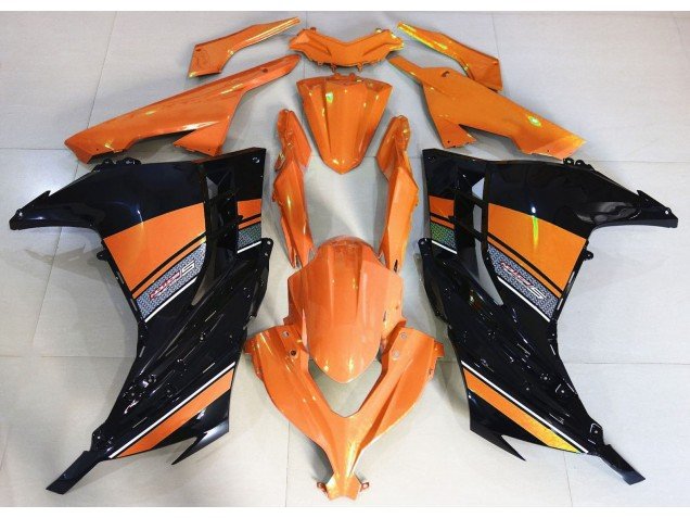 Amanecer Naranja & Negro 13-18 Ninja 300 Carenados Moto Amanecer Naranja & Negro 13-18 Ninja 300 Carenados Moto
