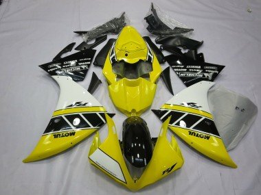 Amarillo & Blanco 12-14 R1 Carenados Moto
