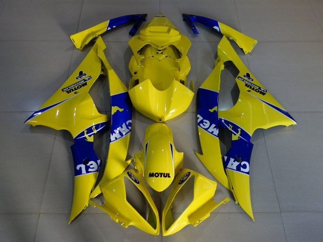 Amarillo Brillante Camel 08-16 R6 Carenados Moto Amarillo Brillante Camel 08-16 R6 Carenados Moto