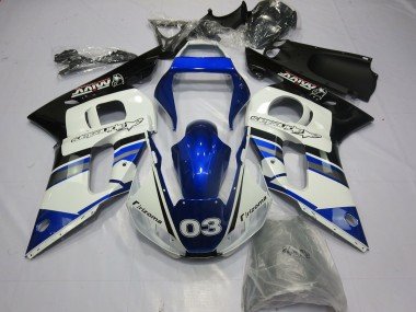 Azul Blanco 03 98-02 R6 Carenados Moto