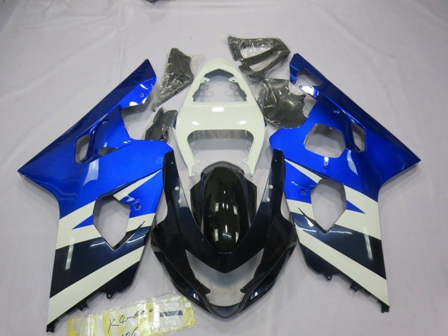 Azul Blanco 04-05 GSXR 600-750 Carenados Moto Azul Blanco 04-05 GSXR 600-750 Carenados Moto