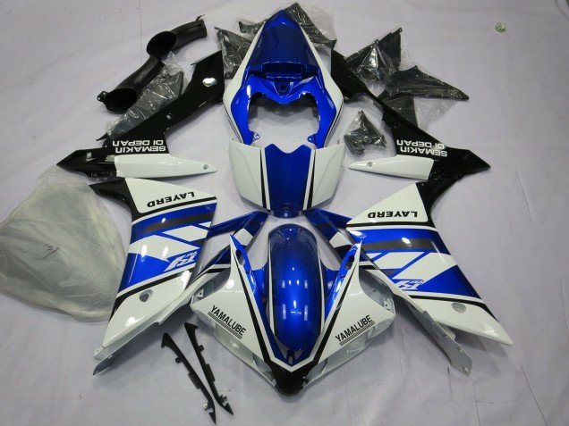 Azul & Blanco 07-08 R1 Carenados Moto
