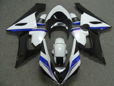Azul Blanco & Negro 05-06 ZX6R Carenados Moto