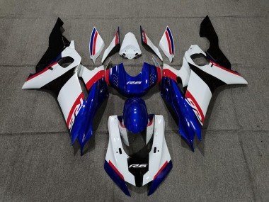 Azul Blanco & Rojo 17-21 R6 Carenados Moto