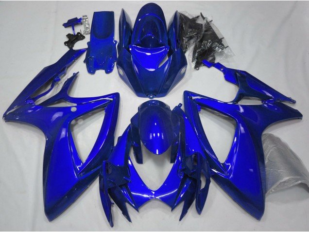 Azul Brillante Liso 06-07 GSXR 600-750 Carenados Moto Azul Brillante Liso 06-07 GSXR 600-750 Carenados Moto