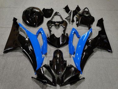 Azul Brillante & Negro 08-16 R6 Carenados Moto