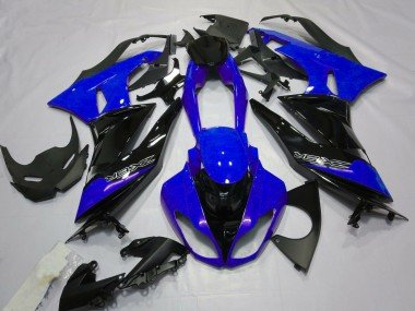 Azul Brillante & Negro 09-12 ZX6R Carenados Moto