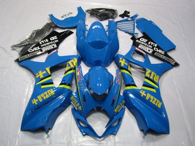 Azul Brillante Rizla 07-08 GSXR 1000 Carenados Moto Azul Brillante Rizla 07-08 GSXR 1000 Carenados Moto