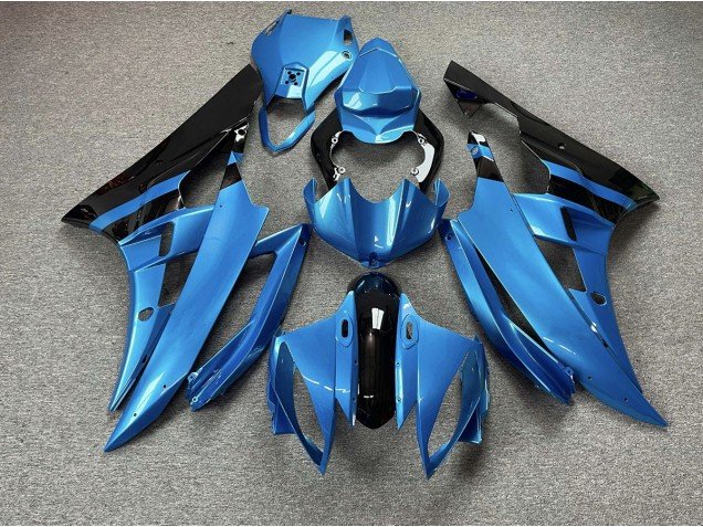 Azul Cielo & Negro 06-07 R6 Carenados Moto Azul Cielo & Negro 06-07 R6 Carenados Moto