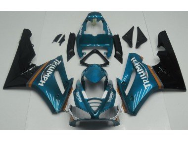Azul Claro Brillante 09-12 Daytona 675 Carenados Moto