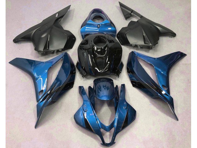 Azul Claro Con Negro 09-12 CBR600RR Carenados Moto