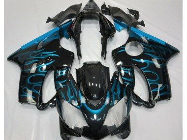 Azul Claro Llama 04-07 CBR600 F4i Carenados Moto
