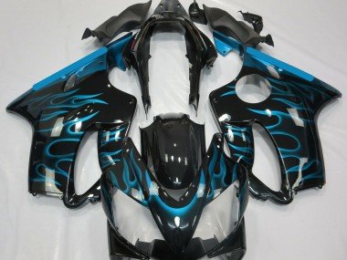 Azul Claro Llama 04-07 CBR600 F4i Carenados Moto