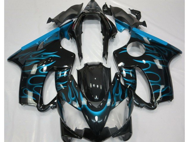 Azul Claro Llama 04-07 CBR600 F4i Carenados Moto
