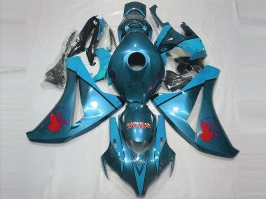 Azul Claro Personalizado 08-11 CBR1000RR Carenados Moto