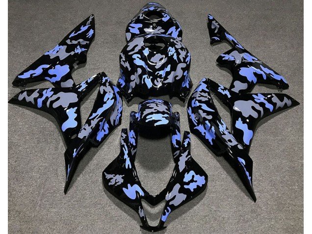 Azul & Gris Camuflaje 07-08 CBR600RR Carenados Moto Azul & Gris Camuflaje 07-08 CBR600RR Carenados Moto