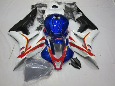 Azul Intenso Blanco & Rojo HRC 07-08 CBR600RR Carenados Moto