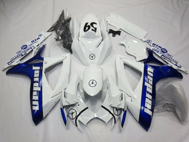 Azul Jordan 06-07 GSXR 600-750 Carenados Moto Azul Jordan 06-07 GSXR 600-750 Carenados Moto