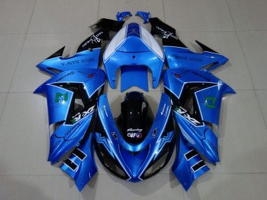 Azul Líquido & Logotipos 06-07 ZX10R Carenados Moto