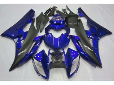Azul Metalizado & Negro 06-07 R6 Carenados Moto