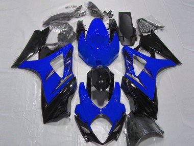 Azul & Negro 07-08 GSXR 1000 Carenados Moto