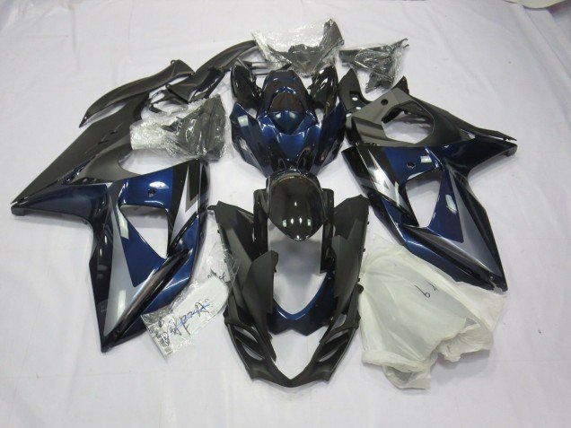 Azul Plata & Negro 09-16 GSXR 1000 Carenados Moto Azul Plata & Negro 09-16 GSXR 1000 Carenados Moto