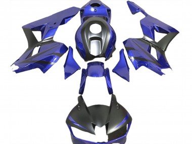 Azul Profundo & Negro Mate 13-23 CBR600RR Carenados Moto