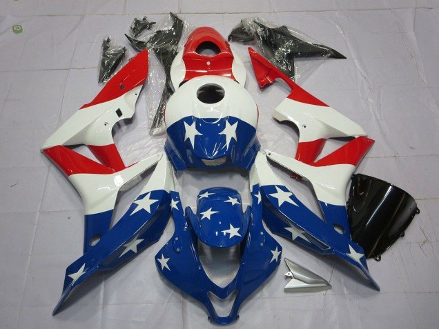 Bandera Estadounidense 07-08 CBR600RR Carenados Moto Bandera Estadounidense 07-08 CBR600RR Carenados Moto