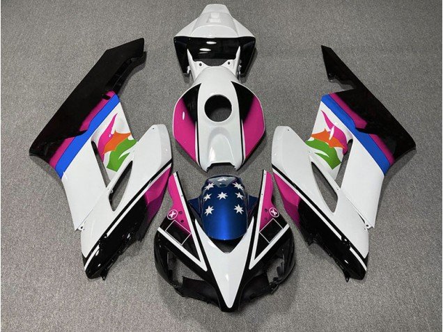 Bandera Rosa & Azul 04-05 CBR1000RR Carenados Moto Bandera Rosa & Azul 04-05 CBR1000RR Carenados Moto