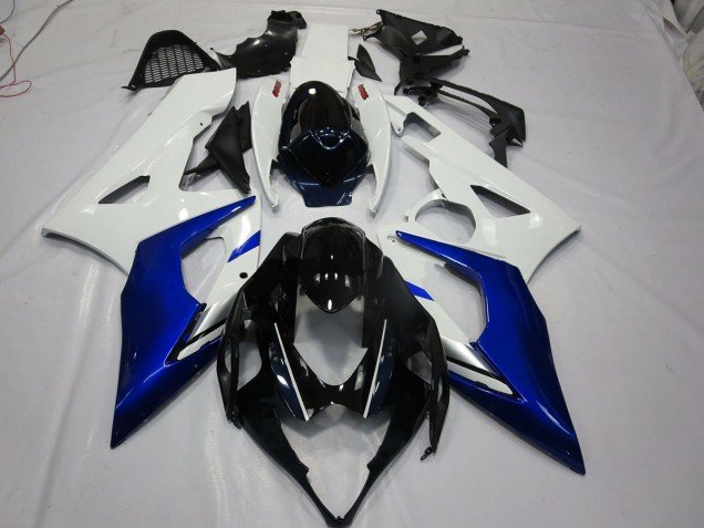 Blanco & Azul 05-06 GSXR 1000 Carenados Moto Blanco & Azul 05-06 GSXR 1000 Carenados Moto