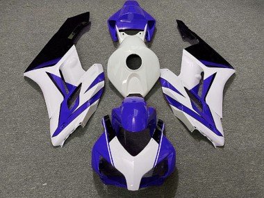 Blanco Azul Oscuro & Negro Brillante 04-05 CBR1000RR Carenados Moto