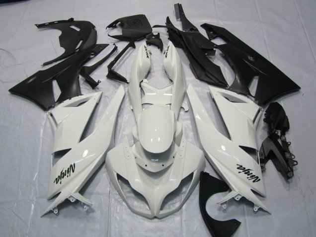 Blanco Brillante 09-12 ZX6R Carenados Moto Blanco Brillante 09-12 ZX6R Carenados Moto