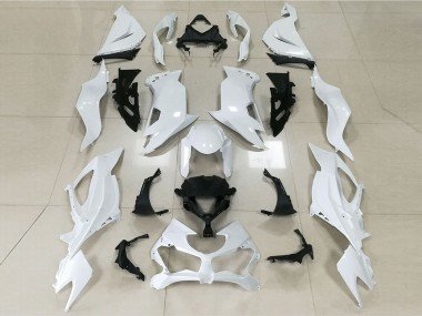 Blanco Brillante 19-23 ZX6R Carenados Moto