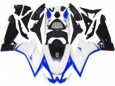 Blanco Brillante & Azul 10-15 RSV4 1000 Carenados Moto