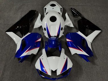 Blanco Brillante & Azul Intenso 13-23 CBR600RR Carenados Moto