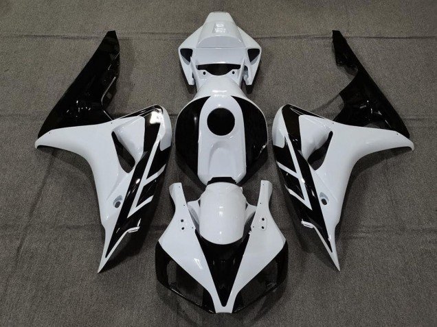 Blanco Brillante & Negro 06-07 CBR1000RR Carenados Moto Blanco Brillante & Negro 06-07 CBR1000RR Carenados Moto