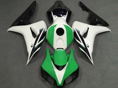 Blanco Brillante Verde Negro 06-07 CBR1000RR Carenados Moto