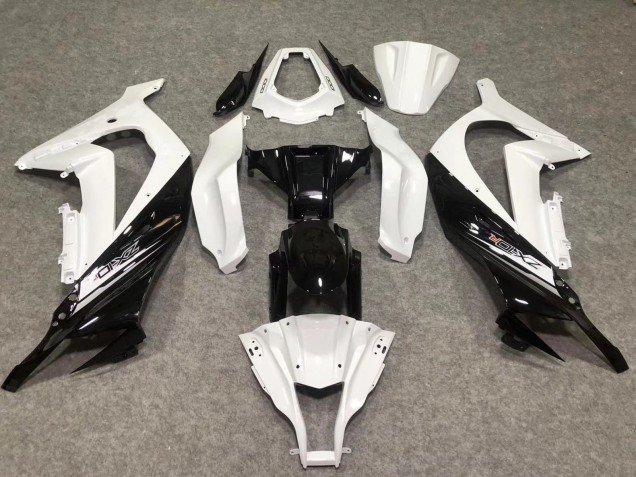 Blanco Brillo / Negro 11-15 ZX10R Carenados Moto