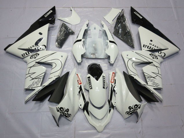 Blanco Corona 04-05 ZX10R Carenados Moto Blanco Corona 04-05 ZX10R Carenados Moto