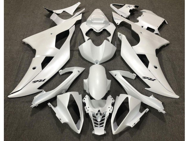 Blanco Mate 08-16 R6 Carenados Moto