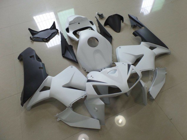 Blanco Mate & Negro 05-06 CBR600RR Carenados Moto Blanco Mate & Negro 05-06 CBR600RR Carenados Moto
