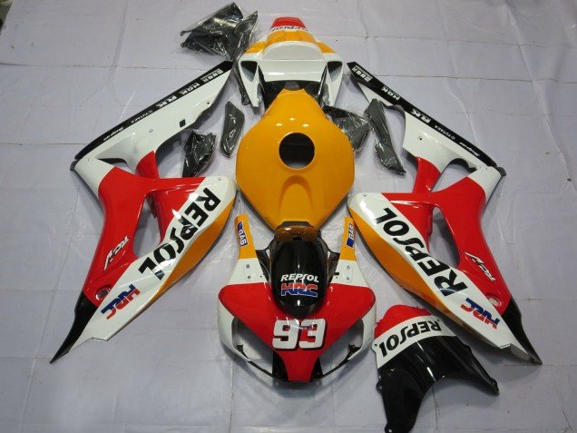 Blanco Naranja Claro Repsol 06-07 CBR1000RR Carenados Moto Blanco Naranja Claro Repsol 06-07 CBR1000RR Carenados Moto