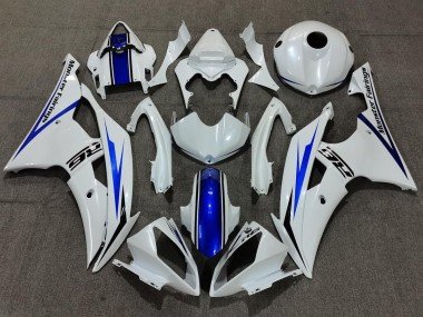 Blanco Perla & Azul 08-16 R6 Carenados Moto