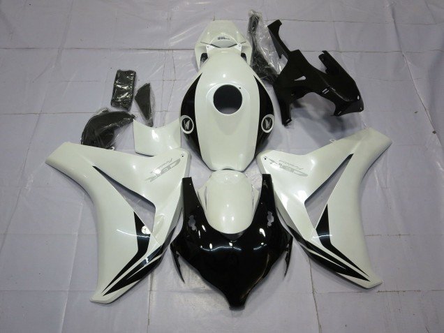 Blanco Perla & Negro 08-11 CBR1000RR Carenados Moto