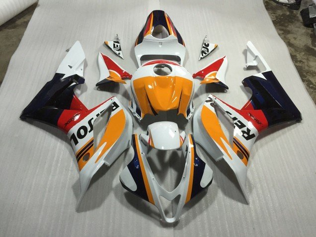 Blanco Personalizado Repsol 07-08 CBR600RR Carenados Moto Blanco Personalizado Repsol 07-08 CBR600RR Carenados Moto