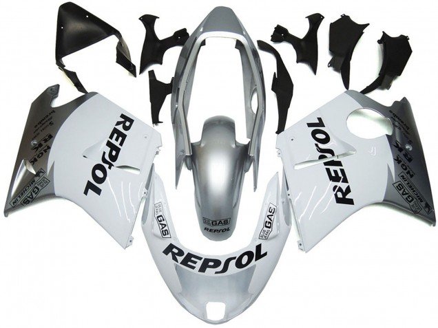 Blanco Plata Repsol 96-07 CBR1100XX Carenados Moto Blanco Plata Repsol 96-07 CBR1100XX Carenados Moto